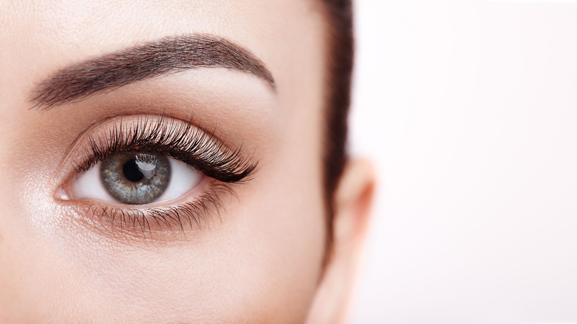 A closeup of woman's eye - Under Eye Fillers